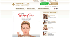 Desktop Screenshot of medicinalles.com.br